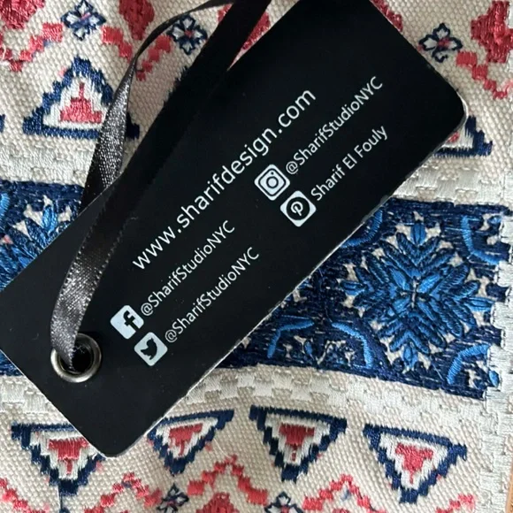 Embroidered Satchel Bag - Picture 6 of 16